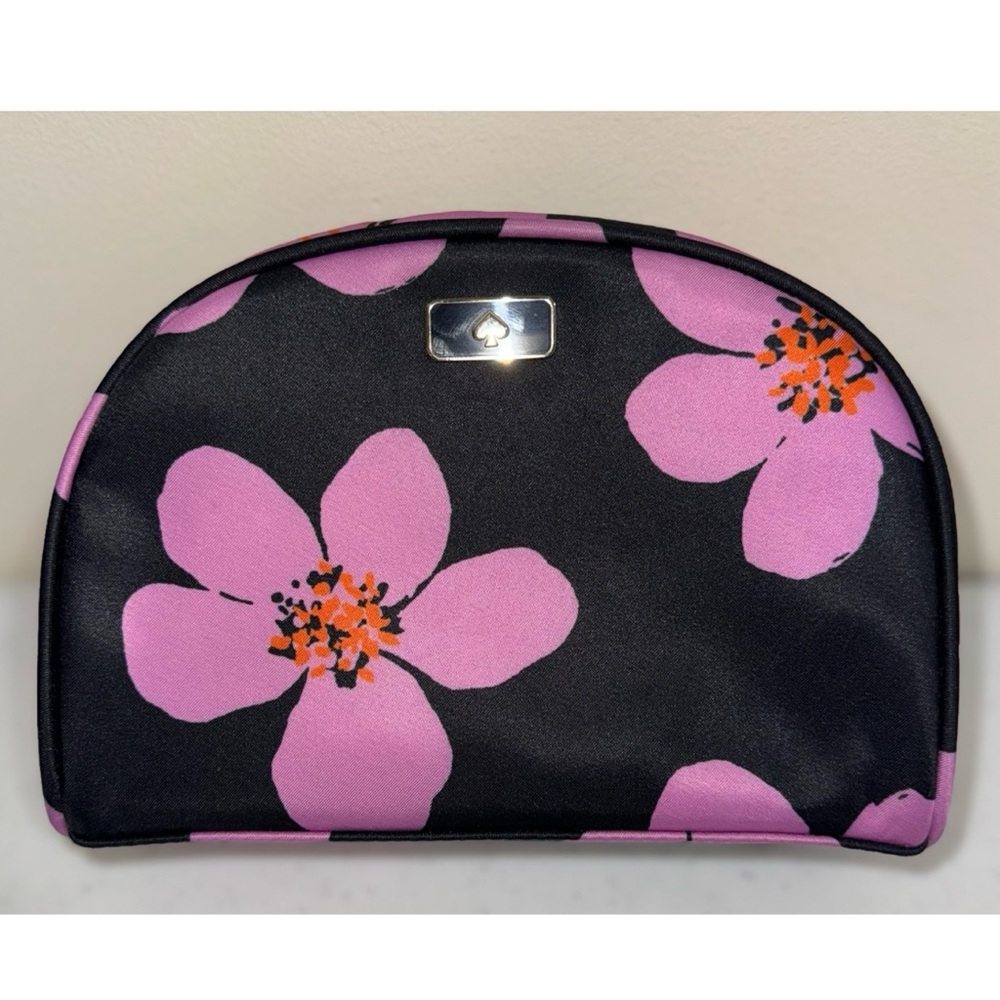 Kate Spade Floral Cosmetic Pouch Makeup Bag